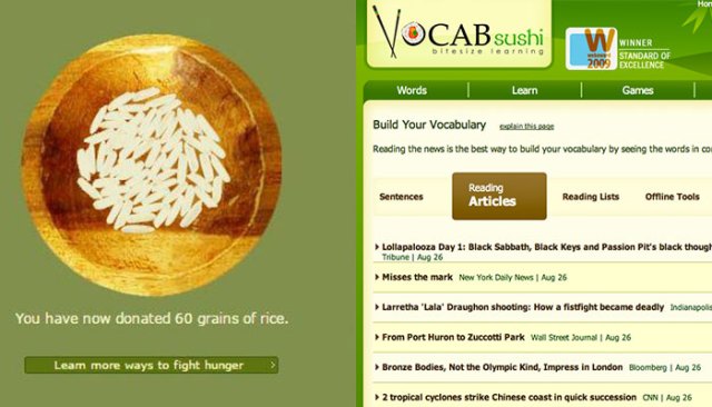 VocabSushi trang web giúp bạn tự học tiếng anh 